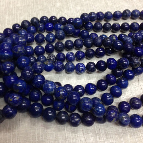 Lapis Lazuli Natural 8-12mm  and 10-15mm Round Beads Necklaces