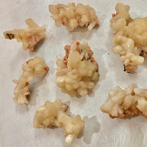 Stilbite Clusters - Hardness: Rigid