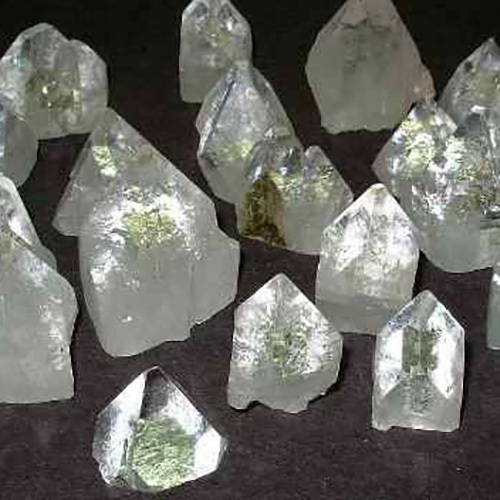 White Apphophylite Points