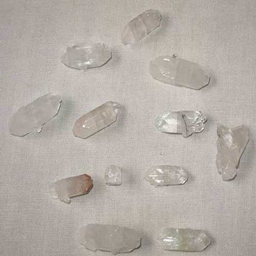 White Apphophylite Double Terminated Points