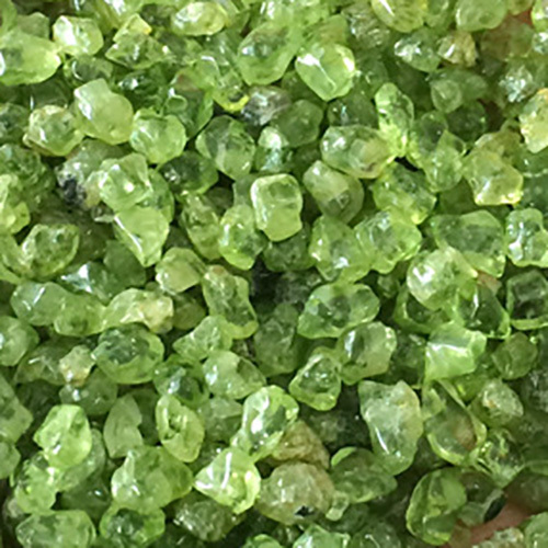 Peridot Undrilled Tumbled Chips