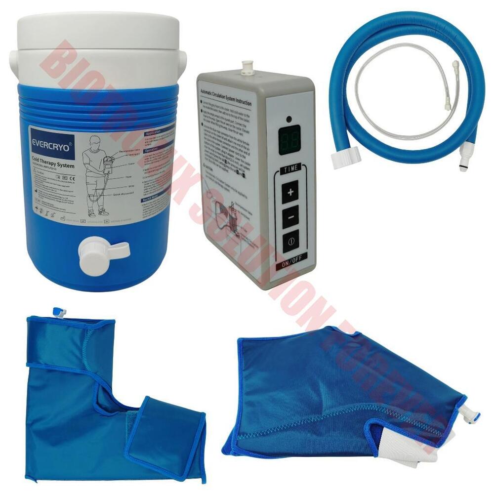 Motorized Cryo Cold Therapy Unit With 4 Attachments For Pain Relief & Rehab