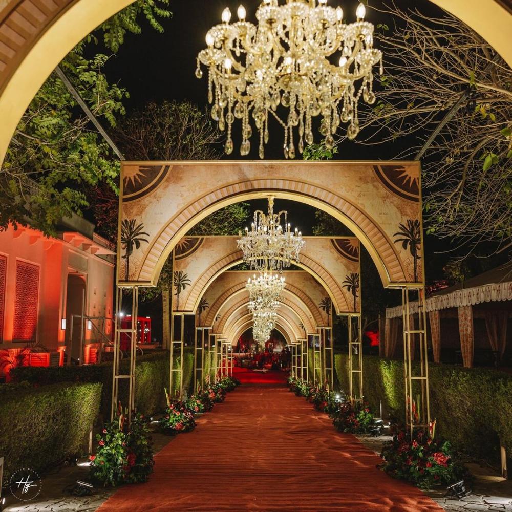 Garden Symphony Wall Backdrop