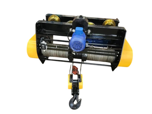 2 Ton Electric Wire Rope Hoist With 6 Meter Lifting Height - Surface Finish: Colour Coated