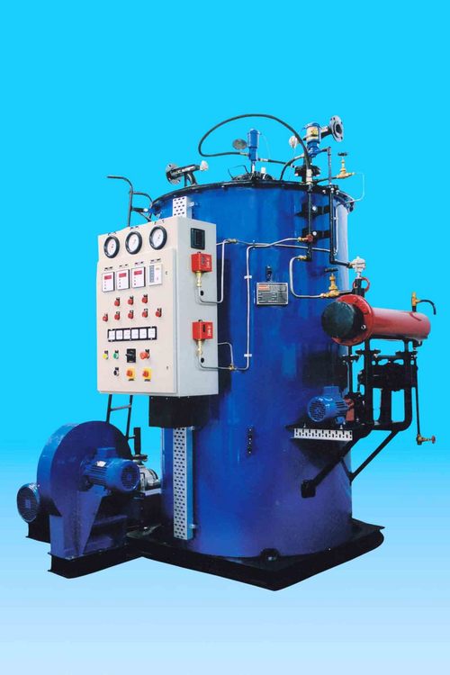 Thermic Fluid Heater - Oil/Solid Fuel Fired, 50K-4000K Kcal/hr Capacity | Fully Automatic, Easy Operation, 88% Efficiency, Packaged Models, Four Pass Heat Transfer