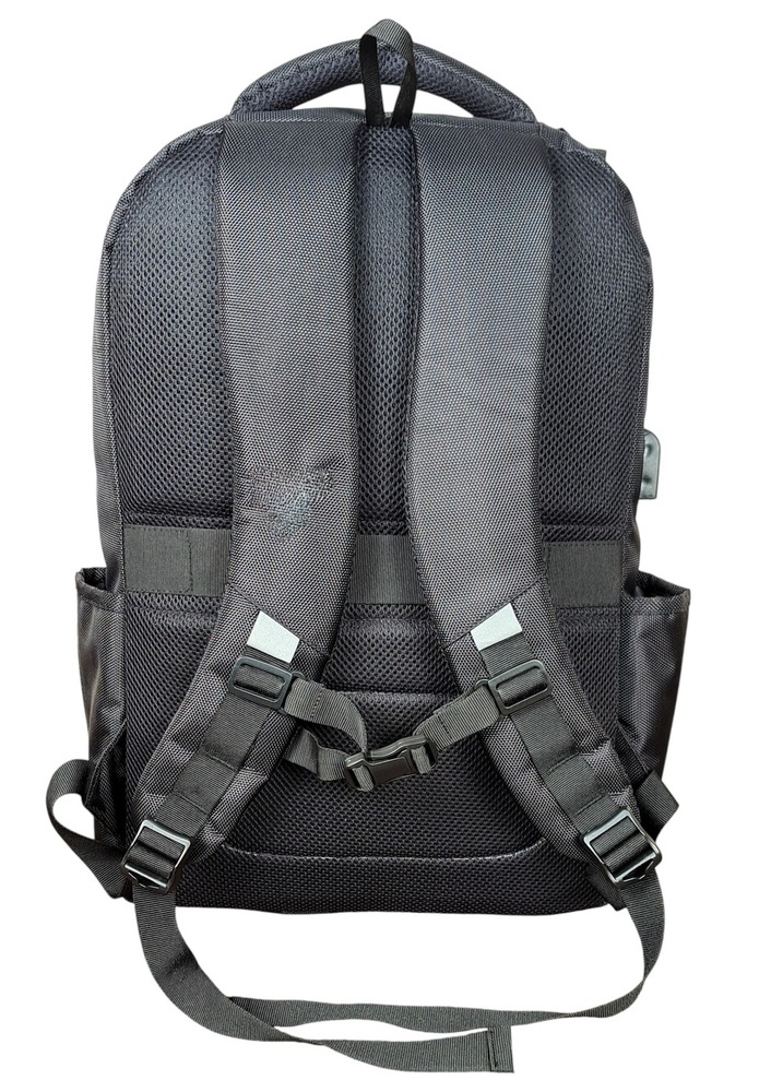 Xenia Black Laptop Backpack