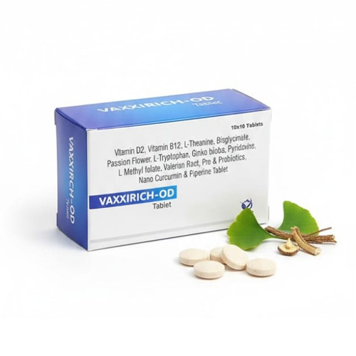 Vitamin D,Vitamin B12,L-Theanine Bisglycinate Passion Flower L-Tryptophan Ginko Bioba Pyridoxite,L-Methyl Folate Valerian Ract Tablet - Drug Type: General Medicines