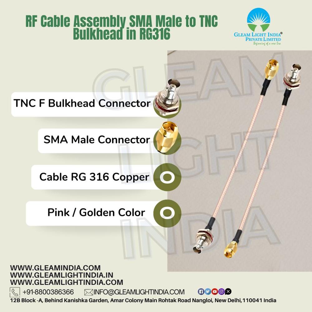 RF cable assembly in Rg 316