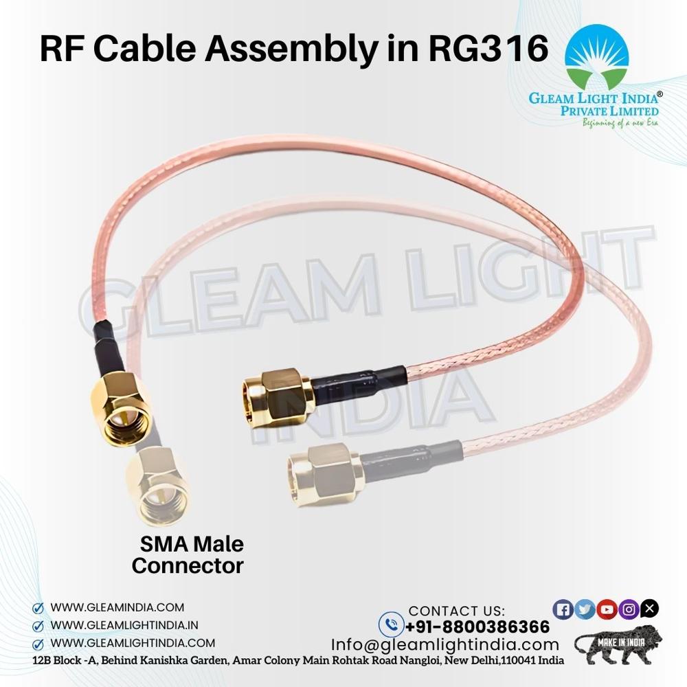 RF cable assembly in Rg 316