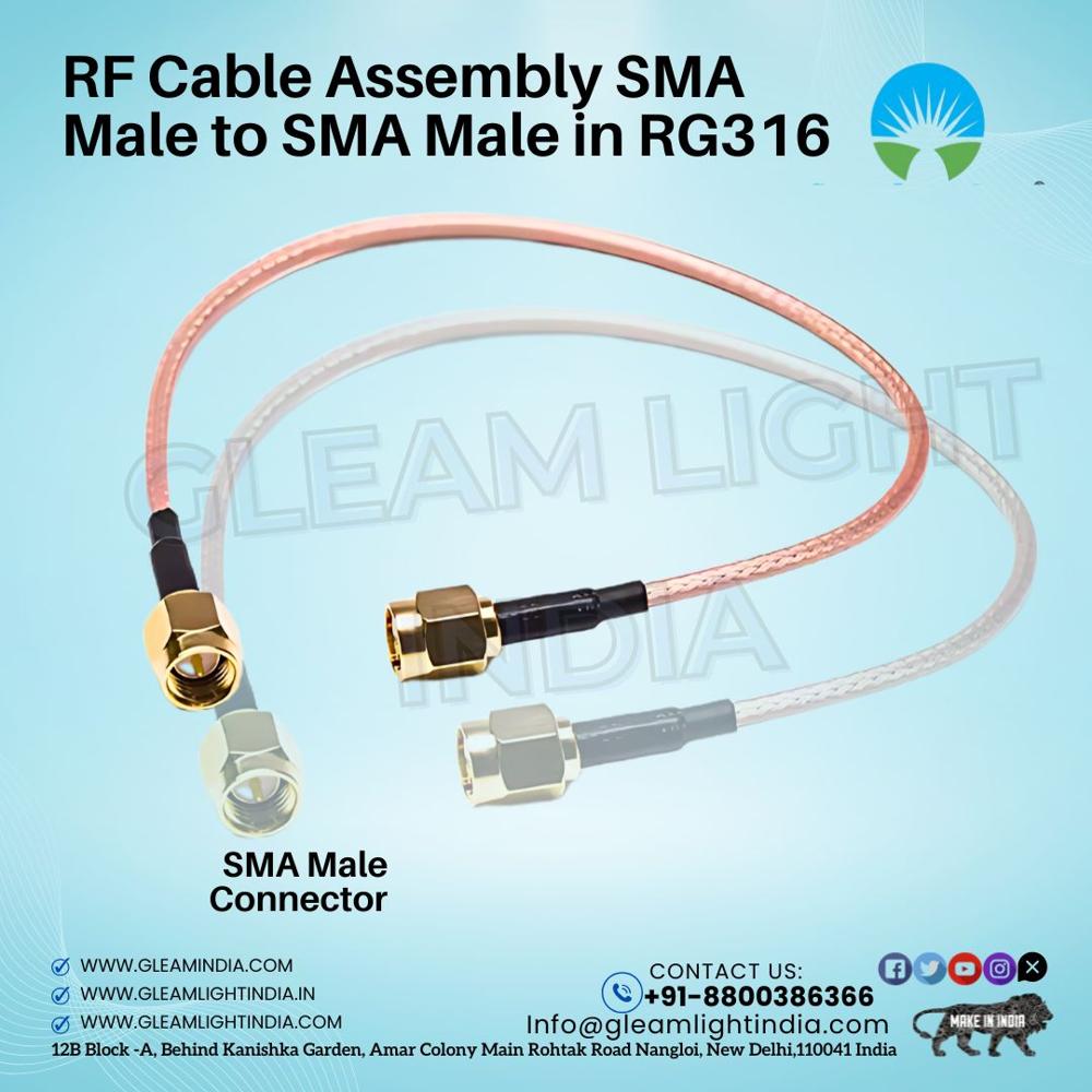 RF cable assembly in Rg 316