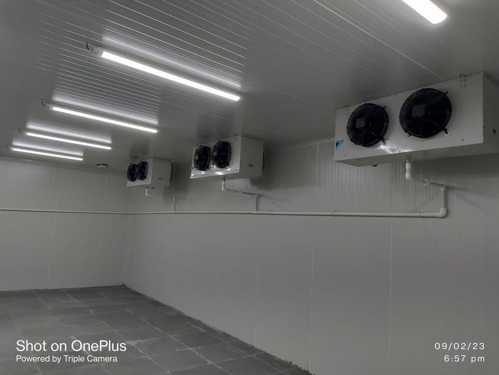 Fully Automatic Cold Storage Chamber - Color: White