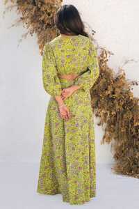 Ladies Block Print Cotton Co Ord Set