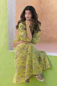 Ladies Block Print Cotton Co Ord Set