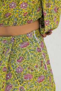 Ladies Block Print Cotton Co Ord Set