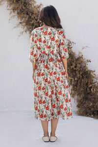 Ladies Printed Cotton Dress