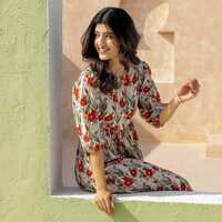 Ladies Printed Cotton Dress