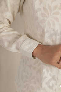 Ladies Jacquard Cotton Shirt