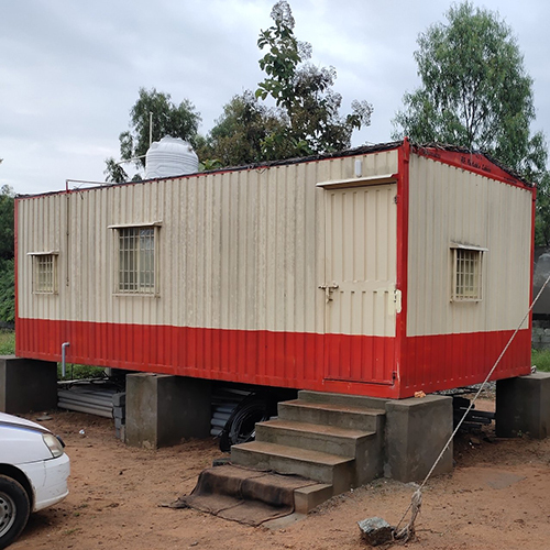 Rectangular Portable Container Shop - Material: Steel