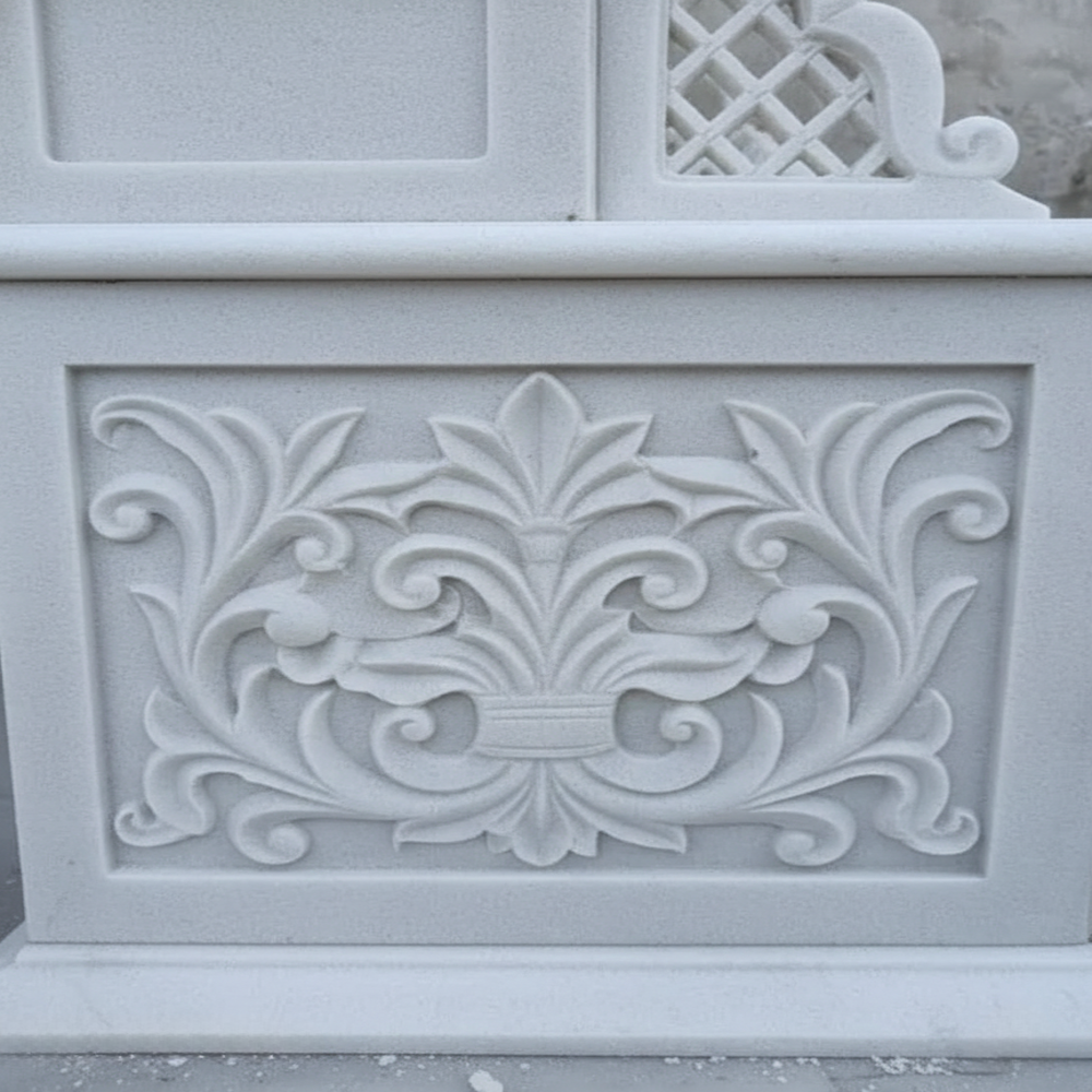 White Marble Mimbar - Application: Religious