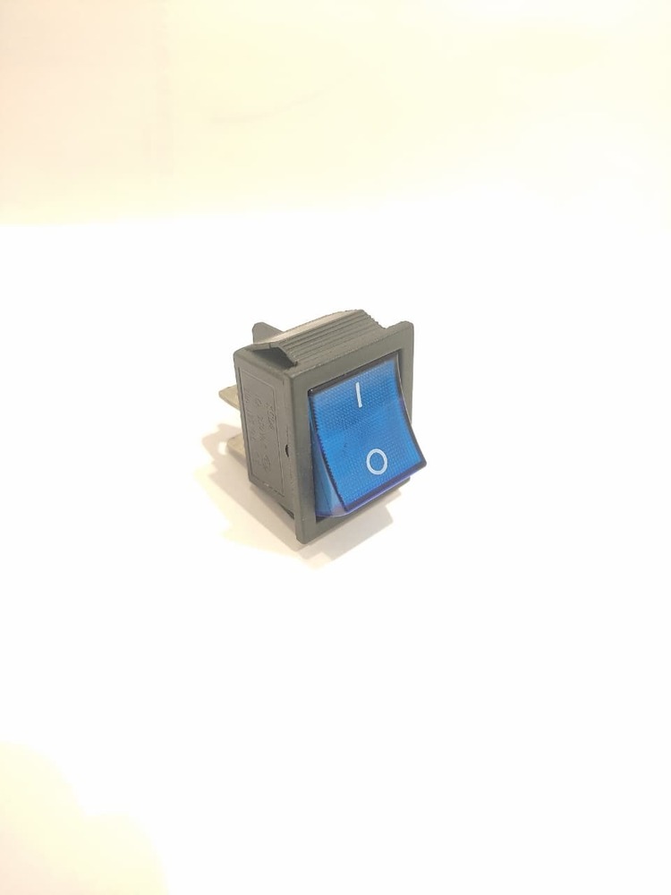 ROCKER SWITCH BLUE LIGHT 4 PIN ON-OFF