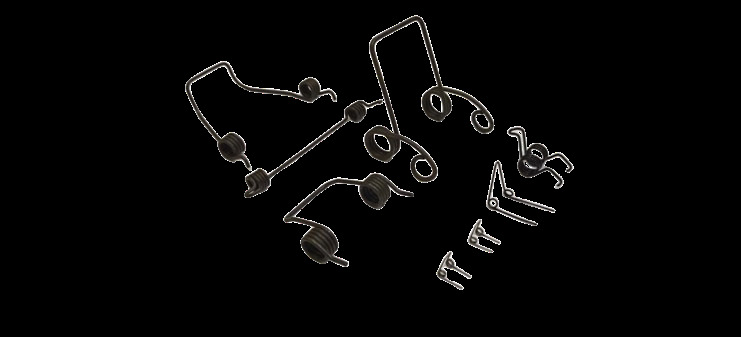 Double Torsion Spring - Color: As Per Demand