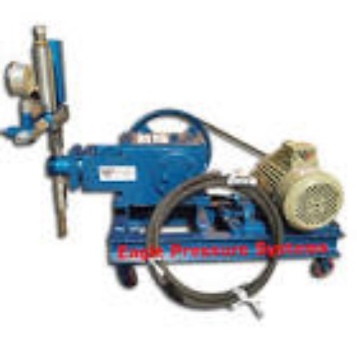 Electric Pressure Test Pump - Color: Blue