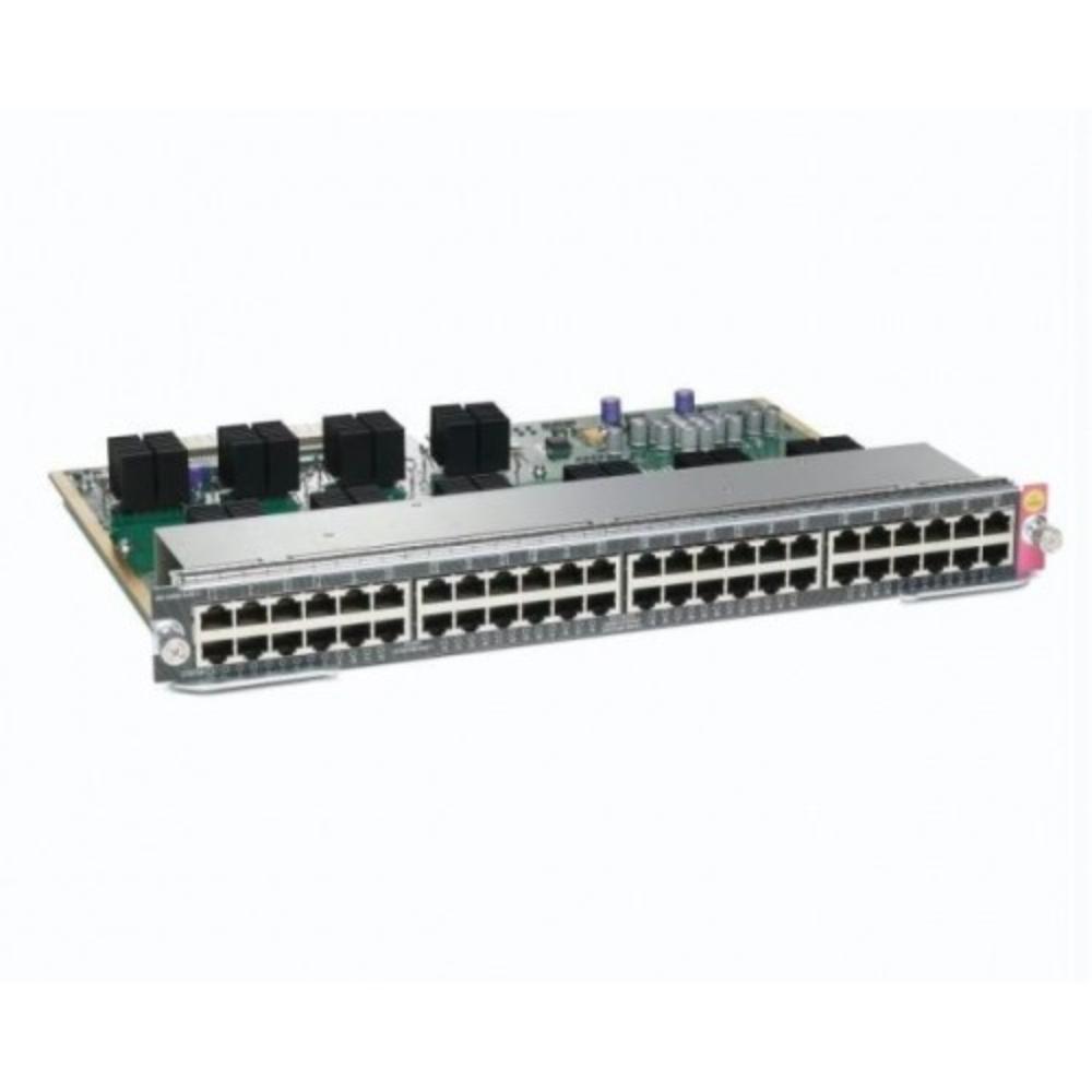 Cisco Ws-x4648-rj45-e 48-port Gigabit Ethernet Line Card For Catalyst 4500 Series - Enterprise High-performance Switching Module - Cable Length: Not Applicable (Module Only)  Meter (M)