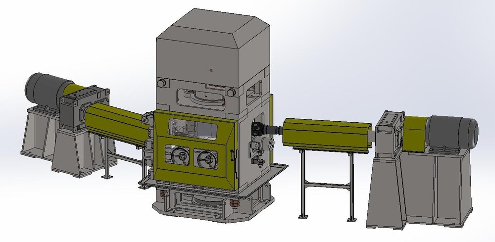 Two Roll Bar Reeling Machine
