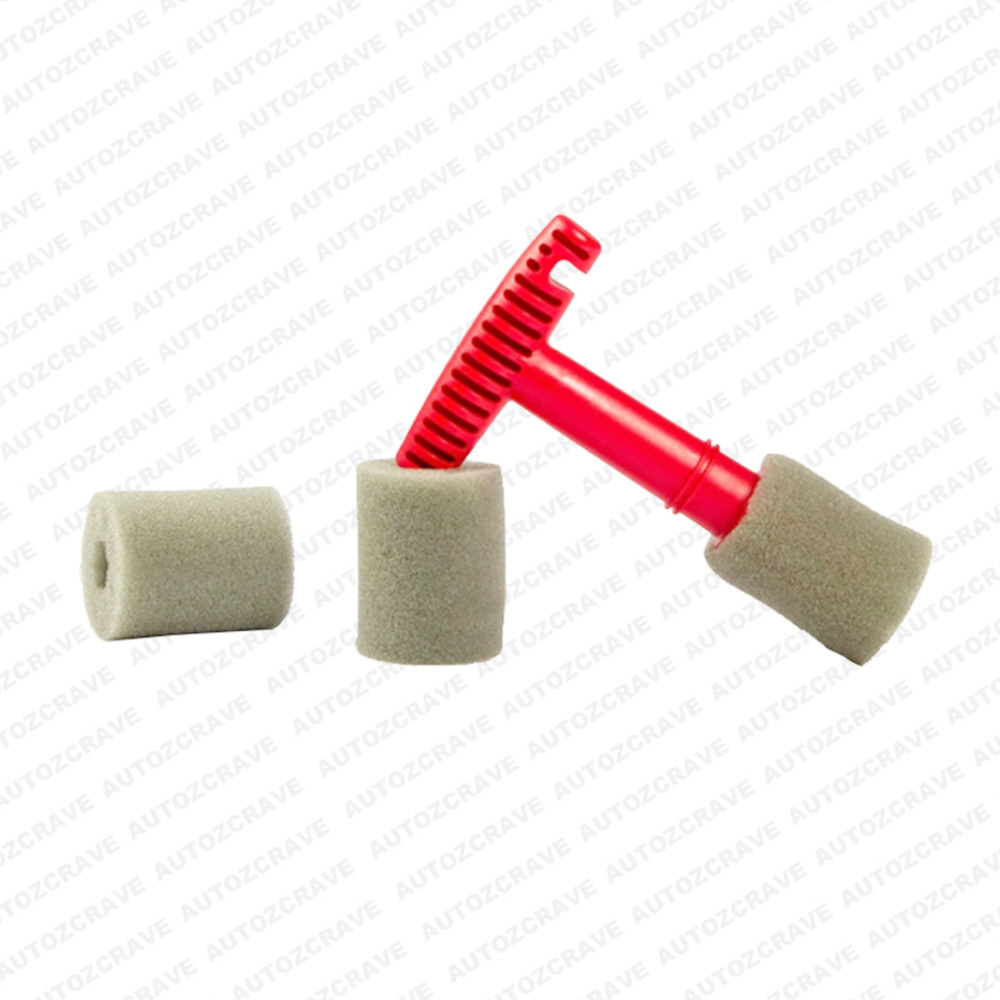 Best Lugnut Cleaning Brush For Car Care - Material: 100% Loofah Type Sponge +Pp Handle