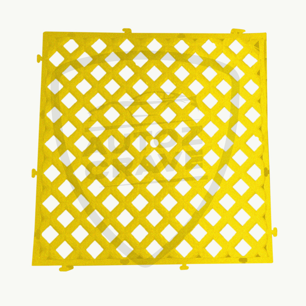 Yellow Interlocking Tiles - Feature: Non-Slip