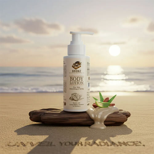 Bronz Body Lotion 200ml. & Face Wash 100ml. Combo Pack For Natural Glow - Age Group: Adult