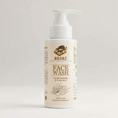 Bronz Face Wash Enrich With Aloevera & Vitamin E 100Ml - Age Group: Adult