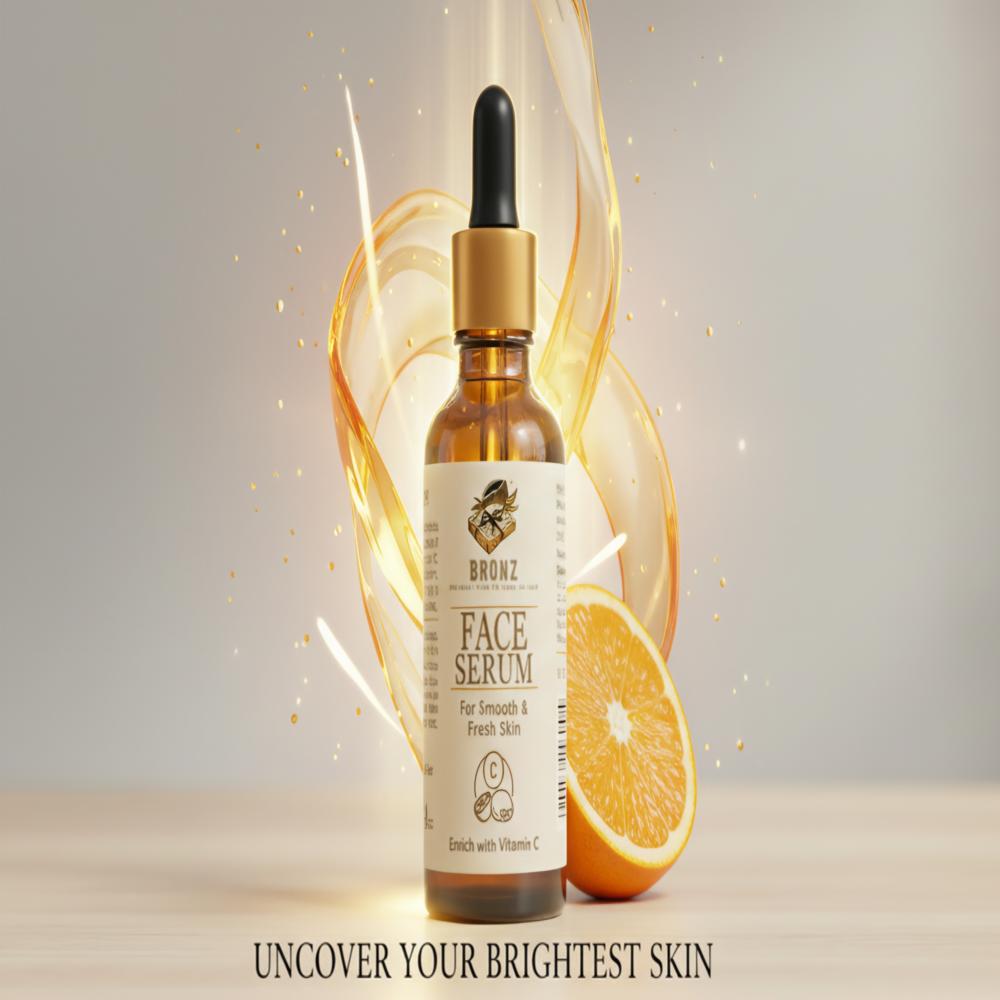 Bronz Face Serum Enrich With Vitamin C 30Ml. - Age Group: Adult