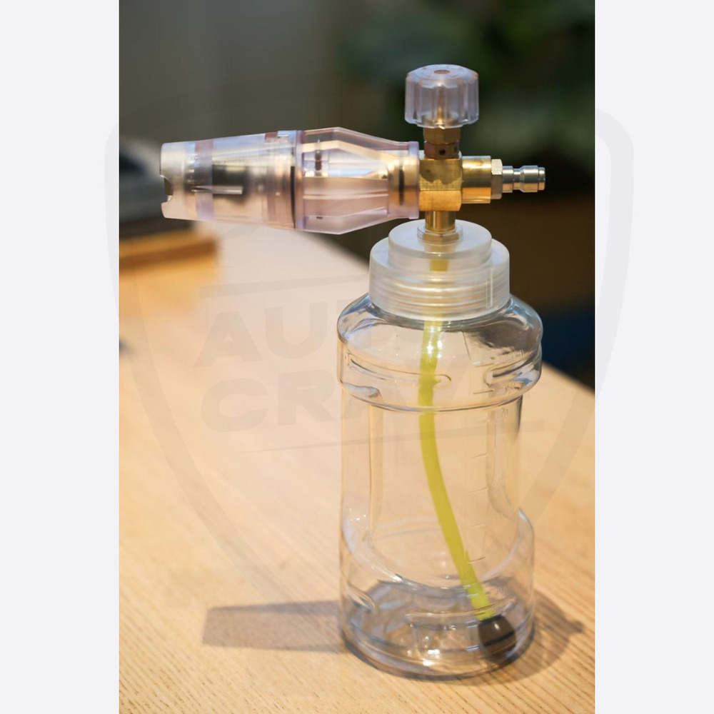 Snow Foam Lance - 1L - Adjustable Spray Nozzle - Car Cleaning Foam Cannon - Color: Transparent