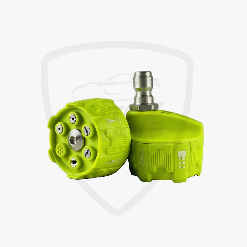 Multi Degree Nozzel For High Pressure Washer - Color: Green