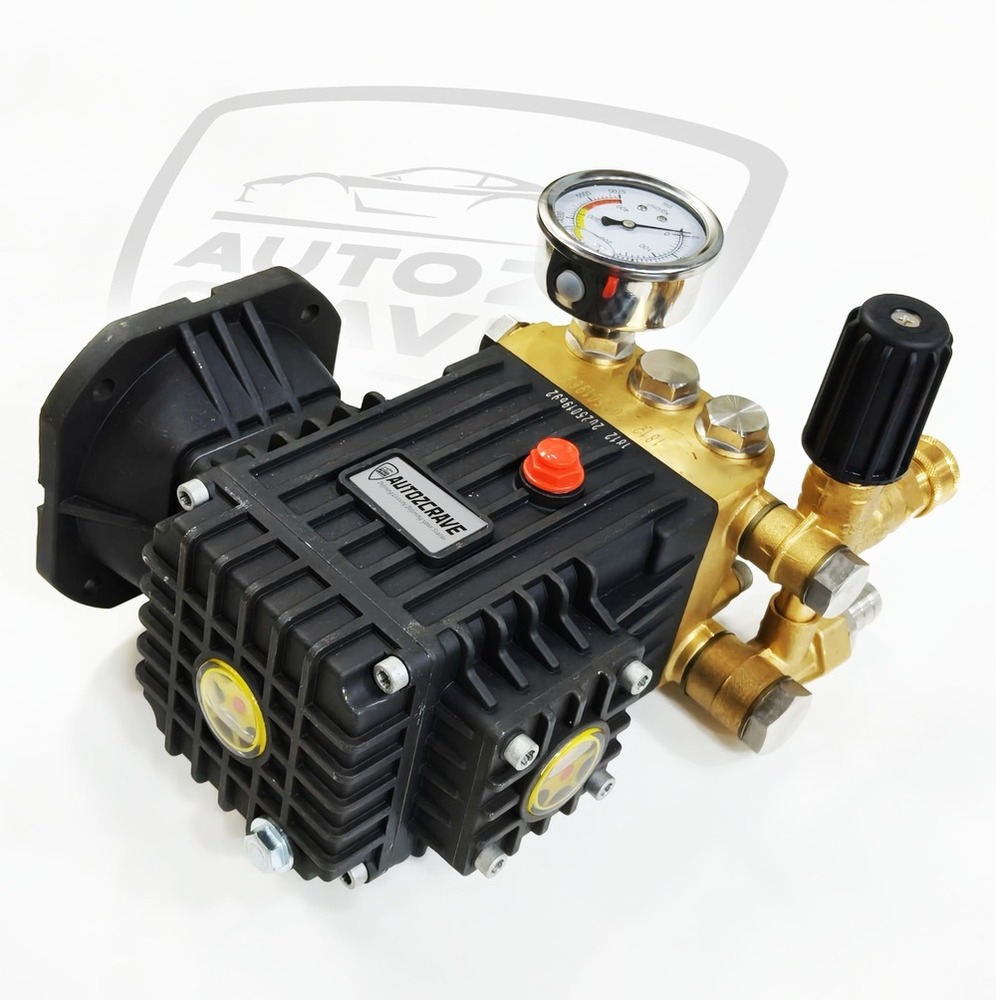 Triplex High Pressure Plunger Pump 12Lpm 180Bar For Professional Car Wash - Material: Brass & Stainless Steel