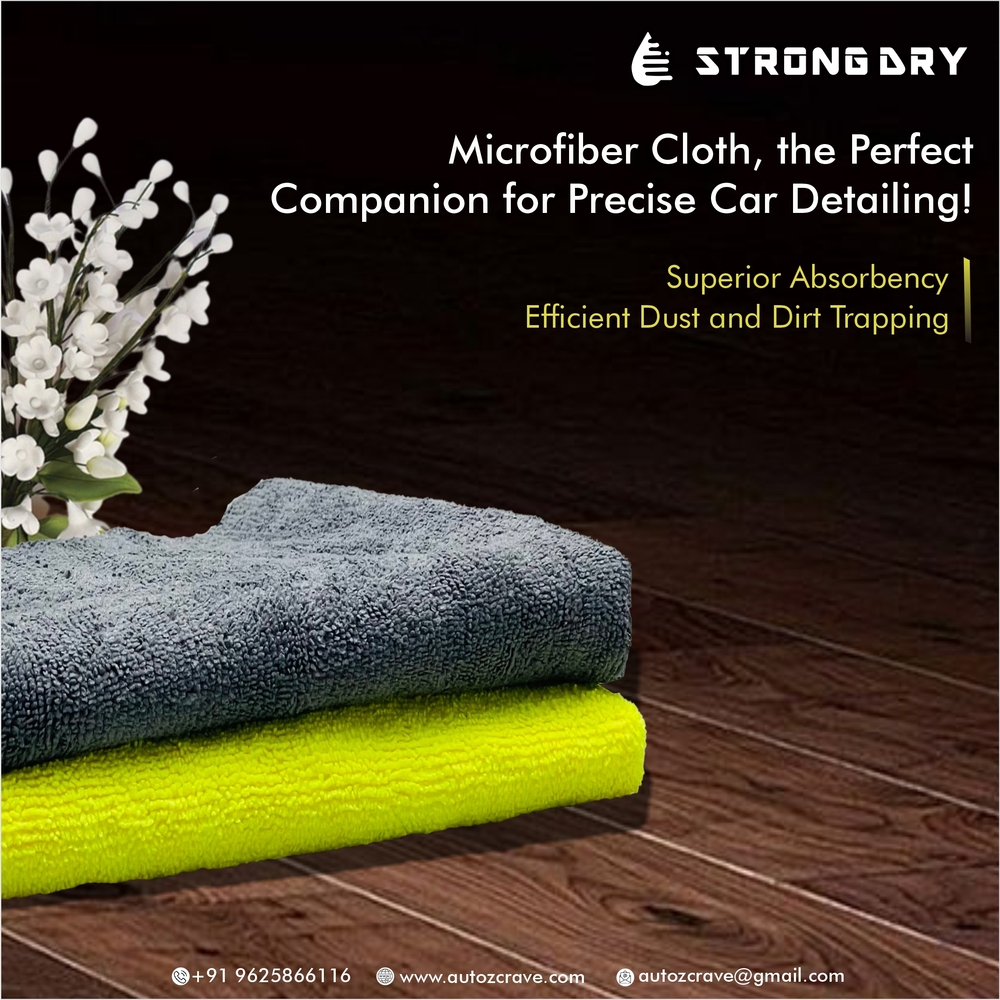 Strongdry Microfiber Cloth Plush Edgeless 360Gsm - Pack Size: Standard