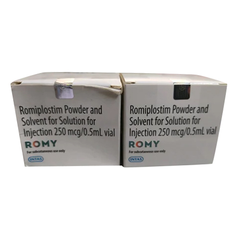 250 Mcg Romiplostim Powder And Solvent Injection - Physical Form: Liquid