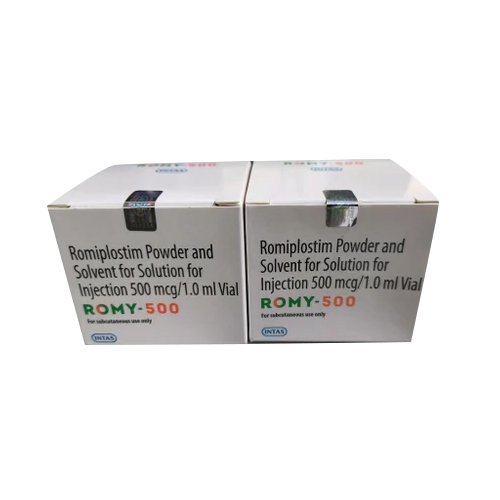 500 Mcg Romiplostim Powder And Solvent Injection - Physical Form: Liquid