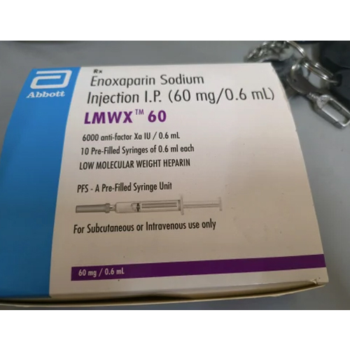 60Mg Enxoparin Sodium Injection Ip - Physical Form: Liqud