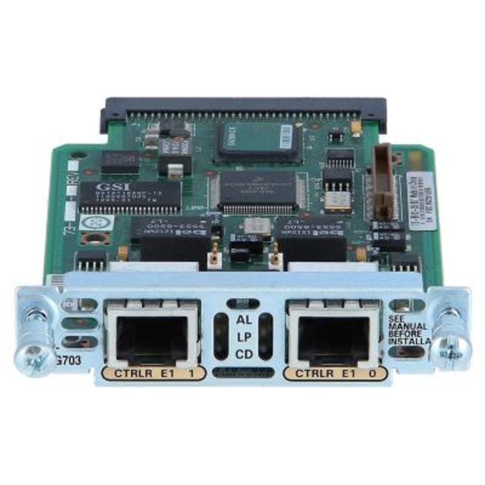 Cisco Vwic3-2mft-t1/e1 Voice/wan Interface Card - Use: Computer Networking