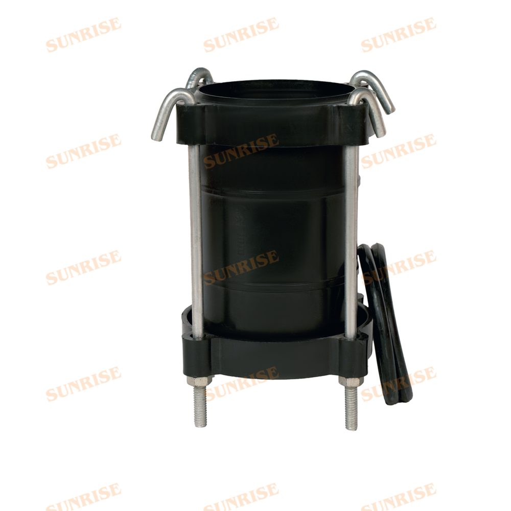 Plastic D Joint Black Long - Material: Pvc