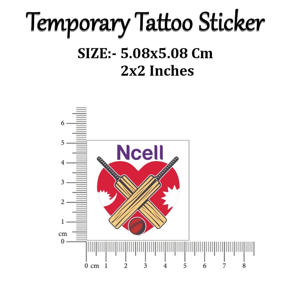 Customized Promotional Tattoo Sticker