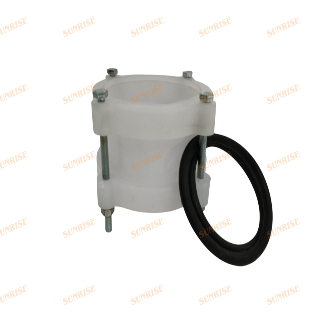 Plastic D Joint White Short - Material: Pvc
