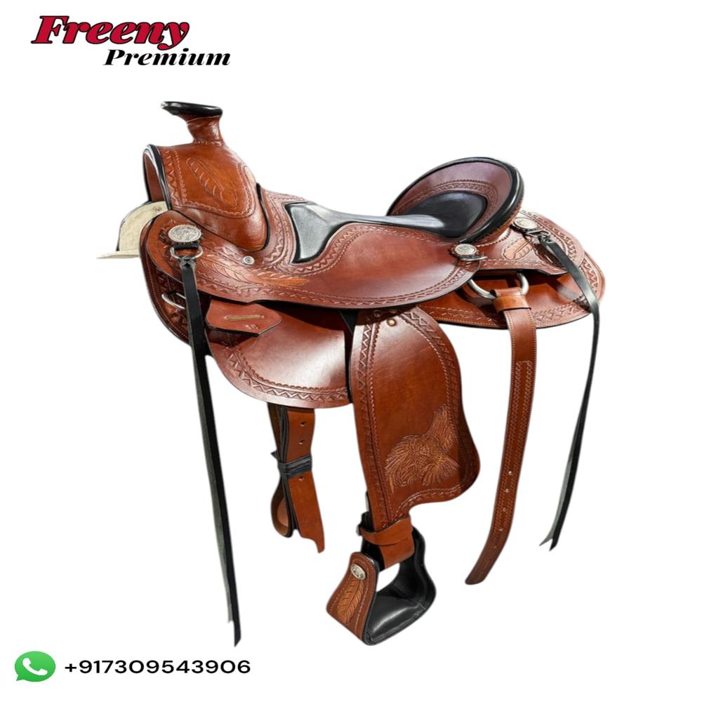 Leather Western Saddle
