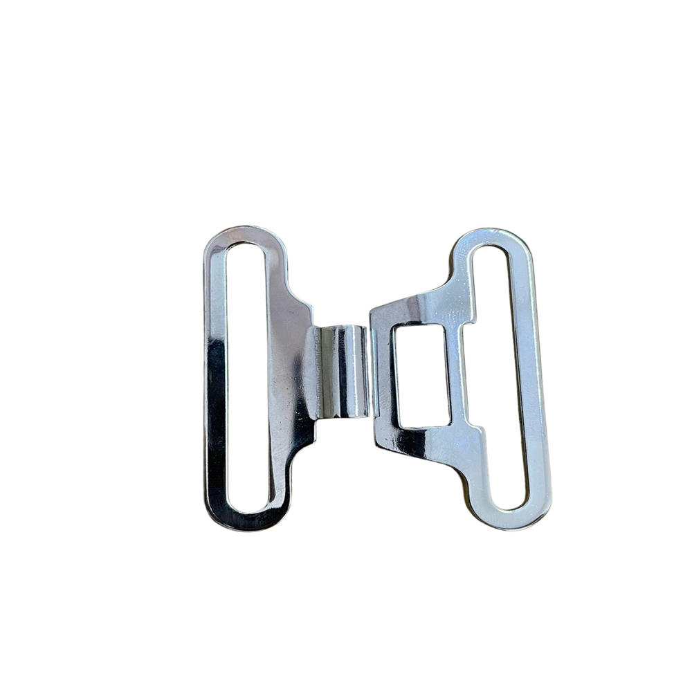 Male Female Army Belt Buckle Chrome - Belt Type: Metal