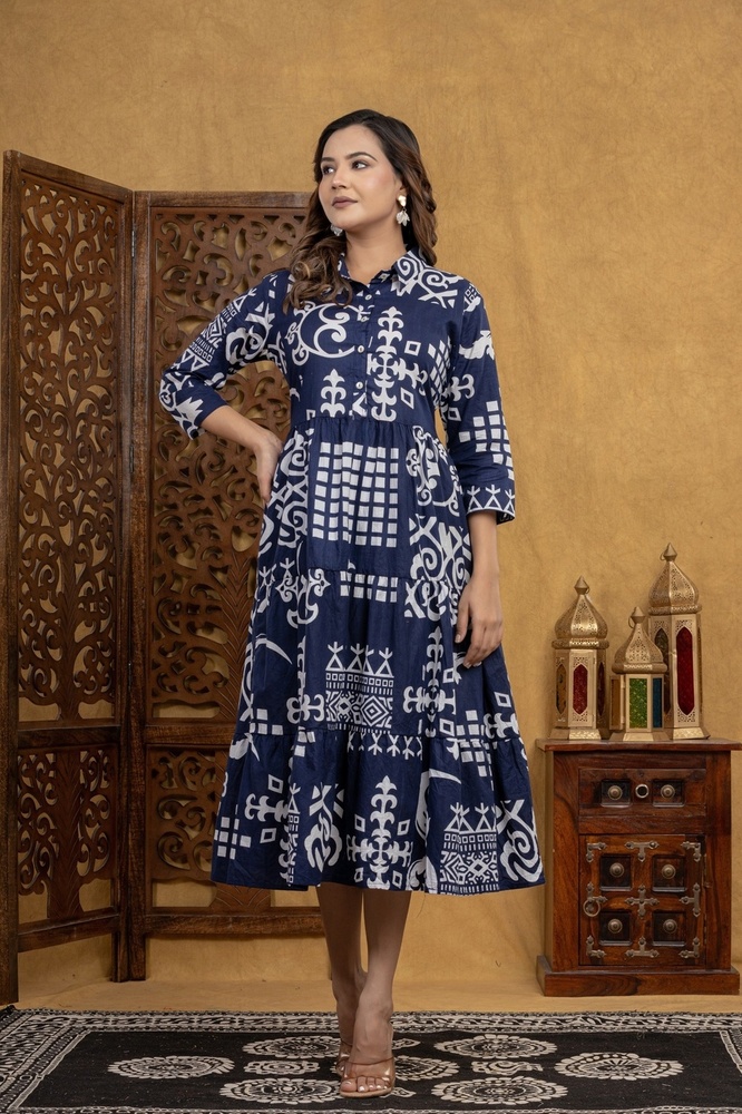 Cotton One Piece Dress