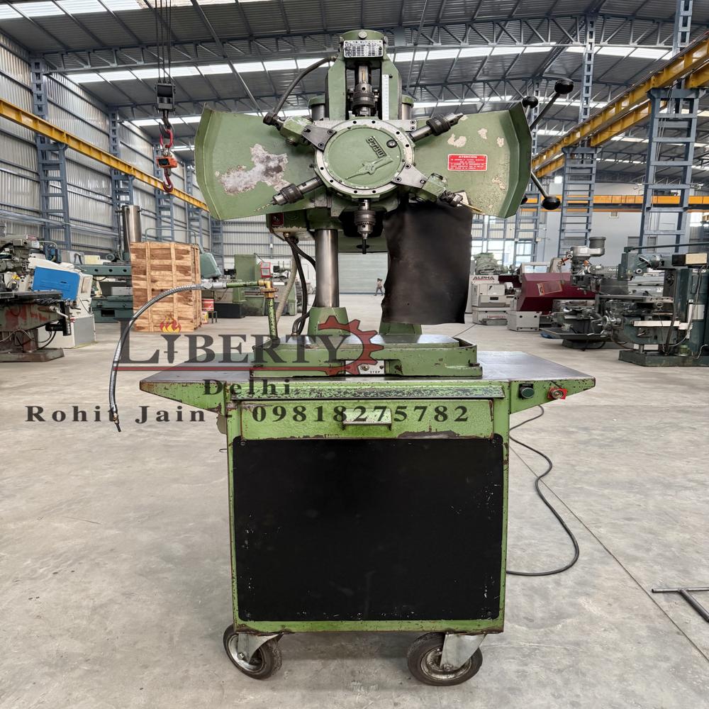 Tebra Machine Meca Spain Tr-1 Automatic Turret Drilling & Tapping Machine at Best ...