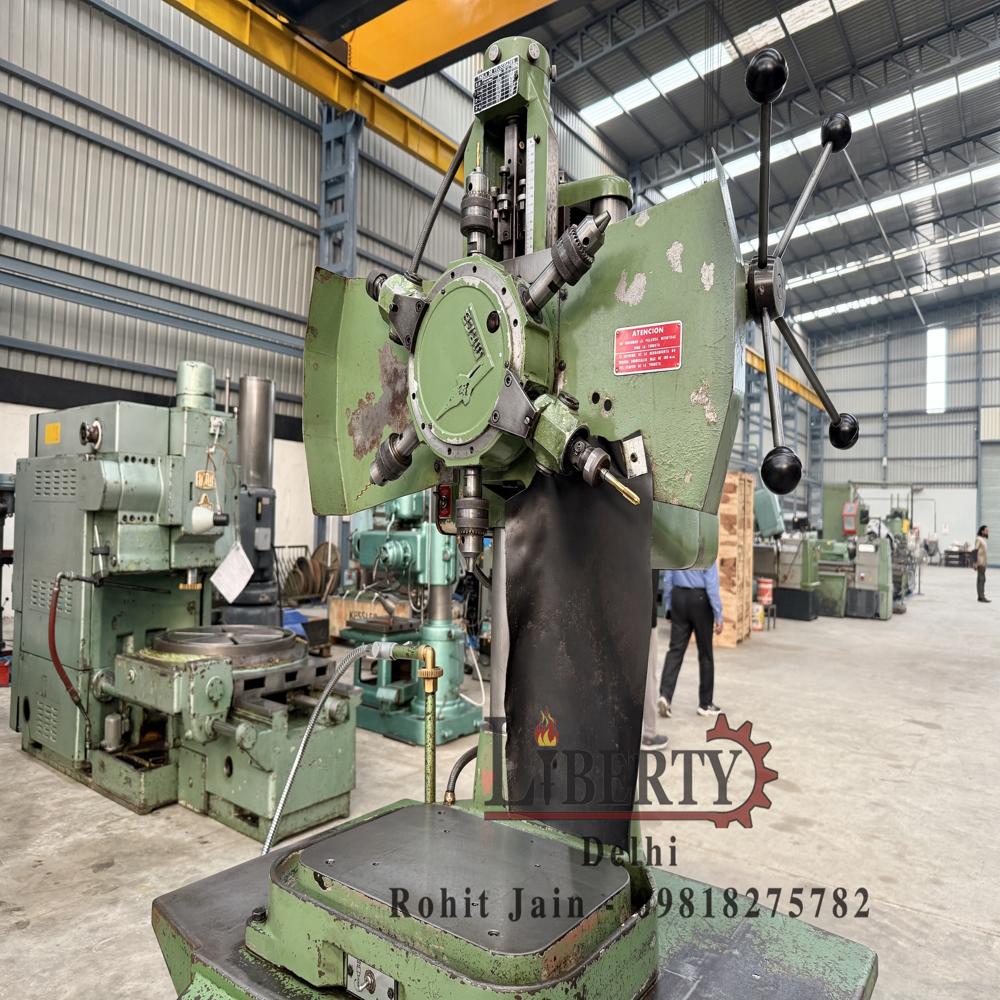 Tr Machine Meca Spain Tr-1 Automatic Turret Drilling & Tapping Machine at Best ...