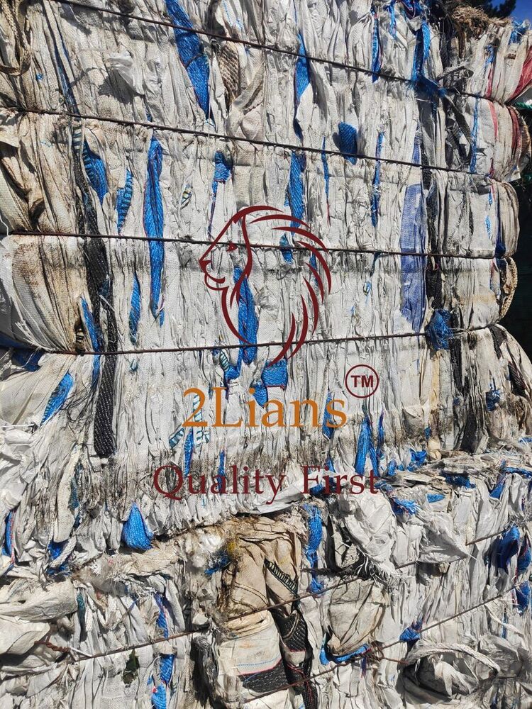 PP Jumbo bags on bales White scrap